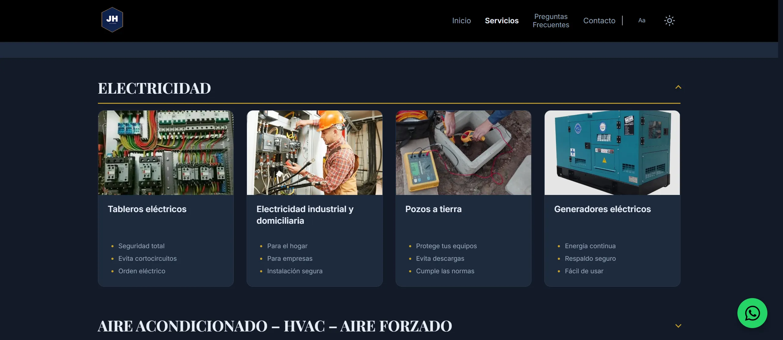 JH Soluciones - Vista 2